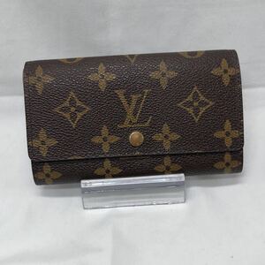 ルイヴィトン LOUIS VUITTON モノグラム ポルトモネジップ M61735 シリアル CA0996 ファスナー壊れあり 中古 YS TI0Q