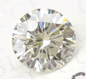 【100円～】VVS2！0.304ct 天然ダイヤ Very Light Yellow (ナチュラルカラー) Very Good！