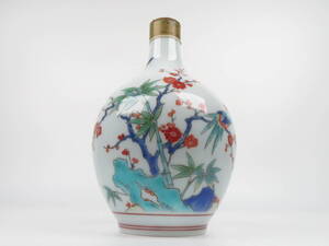 未開栓 SUNTORY サントリー ウイスキー 錦花鳥文陶器ボトル 有田焼 岩尾對山 720ml 43% 現状渡し 重量1139g