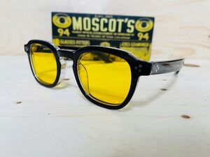 ◆MOSCOT◆MOMZA◆モスコット◆サングラス◆セルフレーム 伊達眼鏡 人気 定番 カラーレンズ 未使用 美品