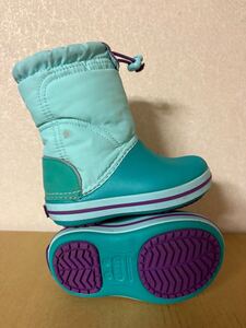 crocs CROCBAND LODGEPOINT BOOT KID’S size-14.0cm 中古 箱無し NCNR