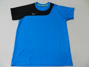 mizuno/ミズノ製【★水色ブルー×ネイビー！】ウエア・Ｔシャツ！/Mサイズ