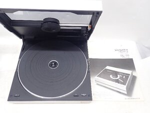 【ジャンク品】Technics テクニクス リニアトラッキング式DDフルオートレコードプレーヤー SL-10 説明書付き ¶ 70F70-3