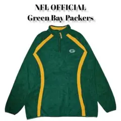 Green Bay Packers 薄手 ハーフジップフリース 古着パッカーズ