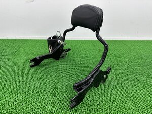 ソフテイル バックレスト ハーレー 純正 中古 バイク 部品 オプション M8 デタッチャブル シーシーバー 破れ無し 車検 Genuine