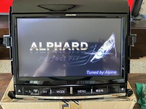 【2016年度版】アルパイン EX900-AL-GO 20後期 アルファード タイプゴールド 新品GPS内蔵地デジアンテナ ステリモ バックカメラ変換 取説