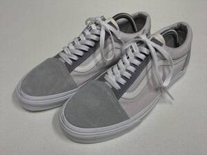 VANS OLD SKOOL グレーx薄グレー スエードｘキャンバス US13 (31cm) バンズ オールドスクール アメリカ企画限定!!