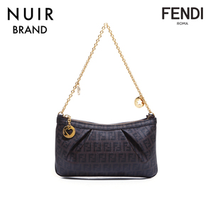 フェンディ FENDI ハンドバッグ ズッカ ブラウン