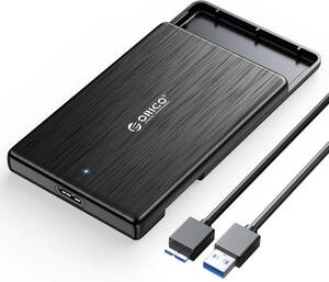 ORICO 2.5インチ HDD / SSD ケース USB3.0接続 SATA 3.0 ハードディスクケース UASP対応 4TBまで 9.5mm/7mm厚両対応 工具不要 2189U3