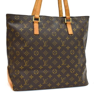 1円 ◆定価15万 LOUIS VUITTON ルイヴィトン ショルダーバッグ カバメゾ M51151 モノグラム ブラウン◆E.Csom.tI-13