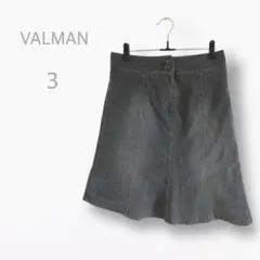 【VALMAN】　デニム　フレアスカート　Y2K ギャル　脚長効果　洗える