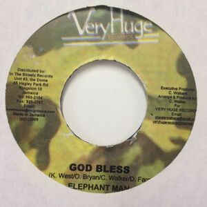 EPレコード　ELEPHANT MAN / GOD BLESS