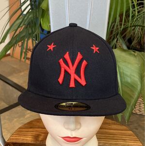 NEW ERA 59FIFTY／BBキャップ／ネイビー系／サイズ52㌢