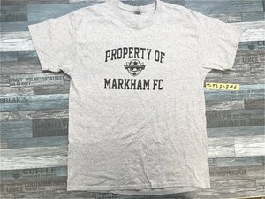 GILDAN メンズ MARKHAM メンズ FCサッカー 半袖Tシャツ グレー