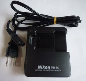 純正 Nikon ニコン 充電器 MH-56 デジカメ用 バッテリー充電器 バッテリーチャージャー BATTERY CHARGER 黒