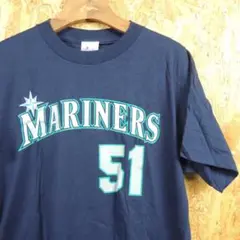 ICHIRO 51 MARINERS マジェスティック Tシャツ Ｍ イチロー