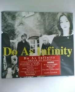 Do As Infinity「BREAK OF DAWN」初回限定盤！！