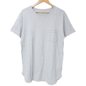 ノンネイティブ nonnative ポケット Tシャツ 半袖 カットソー ラウンドカット 無地 クルーネック 2 M相当 グレー X メンズ