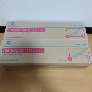 即決　新品　 コニカミノルタ トナーカートリッジ マゼンタ magicolor1600