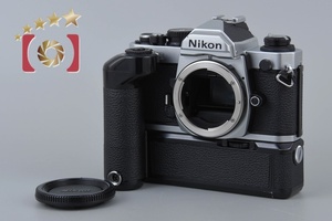 【中古】Nikon ニコン FM2 シルバー 後期 MD-12 モータードライブ付属