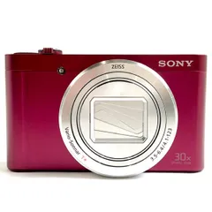 ソニー SONY DSC-WX500 レッド コンパクトデジタルカメラ 【中古】