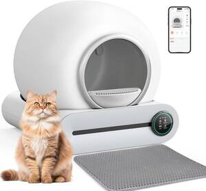 猫 トイレ自動 最新型アップグレード全自動猫用トイレ 高性能自動猫トイレ 物理消臭