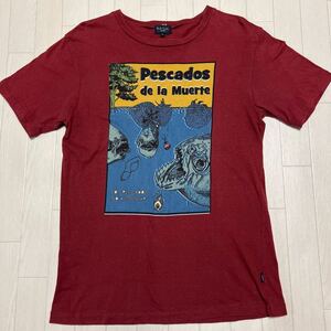 Paul Smith JEANS ポールスミス Pescados de la Muerte プリント 半袖Tシャツ