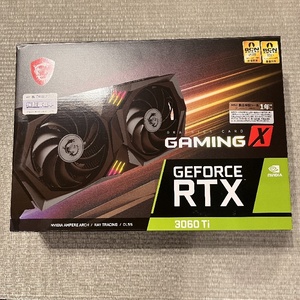 【中古】MSI GeForce RTX 3060 Ti GAMING X 8G LHR