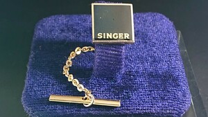 米ミシンメーカー【シンガーSinger Corporation】社章、所属章、グループ章、記念章、襟章、胸章、タイタック、タイピン、社員バッジピン式