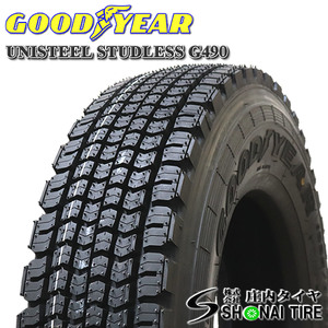 在庫要確認 会社宛 送料無料 グッドイヤー UNISTEEL STUDLESS G490 11R22.5 16PR TB 冬 2本価格 高床 大型車 10t NO,GY036-2