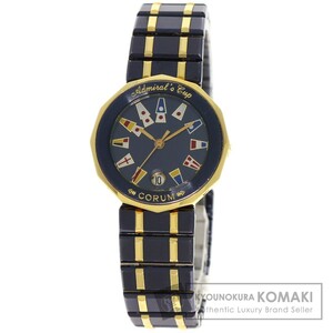 CORUM コルム 39.610.31V52 アドミラルズC 腕時計 ステンレススチール SSxK18YG K18YG レディース 中古