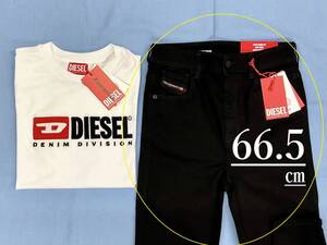 ディーゼル　レディース　スキニー ジーンズ 2123　25サイズ　ブラック　新品 タグ付　DIESEL　A03597 069EF 02　スーパーストレッチ素材