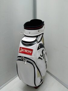 SRIXON スリクソン キャディバッグ 6分割 DUNLOP ダンロップ 白 ホワイト系 フードカバー無し