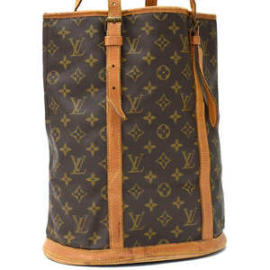 1円 ◆定価14万 LOUIS VUITTON ルイヴィトン トートバッグ バケットGM 旧型 M42236 モノグラム ブラウン◆E.Cssl.tI-07