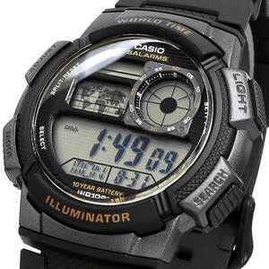 CASIO カシオ 腕時計 メンズ チープカシオ チプカシ 海外モデル ワールドタイム デジタル AE-1000W-1AV