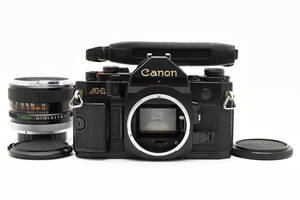 キャノン Canon A-1 ブラック + FD 50mm F1.4 《シャッター鳴きなし・完動品》　#C1226