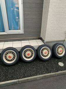 14インチ アルミホイール / BBS / 14X6J+45 / 4H PCD100 / 4本 / 中古 マツダ　軽自動車等