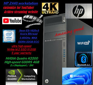 W-Fi6E★YouTube/動画配信/4K動画編集超高性能マシン★新品超高速NVMe SSD500GB(従来SSDの7倍)＆超高速DDR4-32GB(即決)＆爆速core i7超8CPU