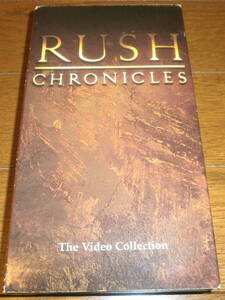 RUSH　CHRONICLES　VHS　POLYGRAM　MUSIC　VIDEO　DOLBY　SYSTEM採用　送料無料