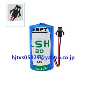 新品 SAFT サフト LSH20 3.6V PLC リチウム電池 交換用 リチウム電池 Dサイズ 3.6V 13000mAh チオニル塩化物電池 黒プラグ