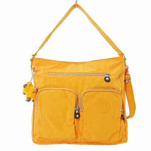 キプリング KIPLING 美品 K14252-18G TASMO 2WAY ショルダーバッグ ワンショルダー 斜め掛け クロスボディ からし色 黄色 1105 レディース