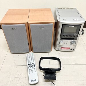 X210-M15-7375 SONY ソニー ミニコンポ CD MD カセット HCD-M3 SS-CM3 音出し確認済み