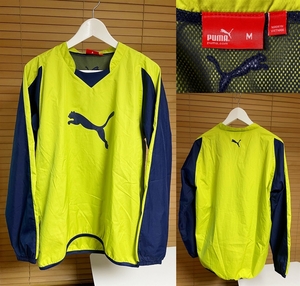 【激安 国内正規品】PUMA プーマ ポリエステル100% 裏地メッシュ トライアルコート ピステ ウインドブレーカー プルオーバー ジャケット M