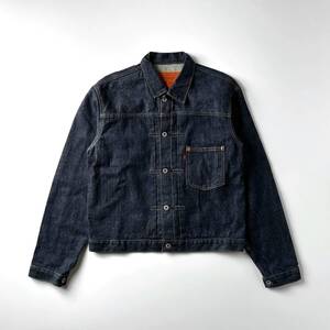 旧日本製 40s 大戦モデル復刻 LEVI’S 71506XX 506 40 L 濃紺 美品 1st デニムジャケット カバーオール Gジャン 初代 ファースト レプリカ