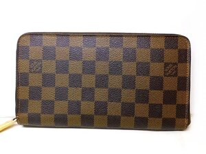 ヴィトン N60003 ジッピーオーガナイザー 財布 ■ VI1025 ダミエ ラウンドファスナー 長財布 LOUIS VUITTON メンズ □6I