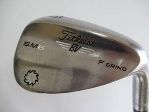 ★Titleist タイトリスト VOKEY SPIN MILLD SM6 ウエッジ SW 50° 純正スチールシャフト J648　★レア★激安★中古★　★