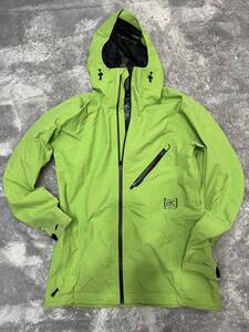 バートン BURTON ak GORE-TEX スノーボード ウエアー サイクリック ジャケット マウンテンパーカー ゴアテックス グリーン MEDIUM Mサイズ