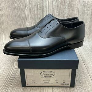 【アウトレット】CROCKETT&JONES◆AUDLEY◆ブラック◆サイズ8(26.0cm) 紳士革靴ストレートチップ英国製クロケットアンドジョーンズ 黒