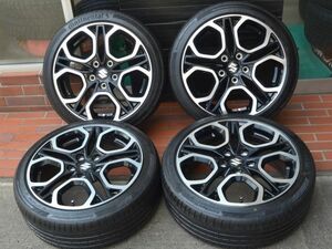 17インチ スズキ ZC33 スイフトスポーツ 純正 17X6.5J PCD 114.3 5穴 +50 コンチスポーツコンタクト5 195/45R17 2023年製タイヤ付き