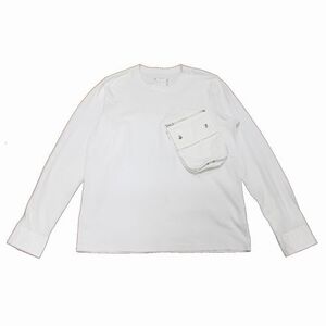 sacai サカイ 21AW Cotton Long Sleeve T-Shirt 長袖Tシャツ 3 ホワイト